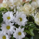 flowers, bouquet, rouwboeket, romantic, beautiful flowers, funeral, white roses, white daisies, flower bouquet, funeral, flower wallpaper, funeral, funeral, nature, flower background, funeral, funeral