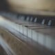 brown wooden framed piano