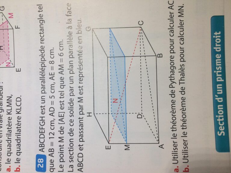 Calcul volume du parallélogramme