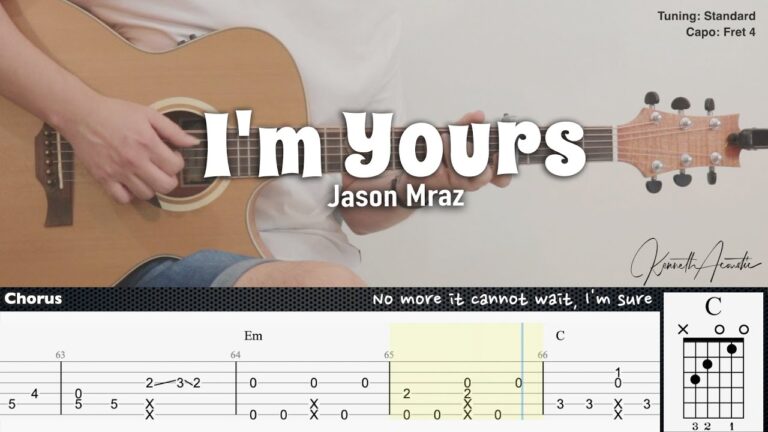 Chord I’m Yours oleh Jason Mraz