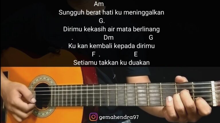 Chord Satu Hati Sampai Mati oleh Nella Kharisma