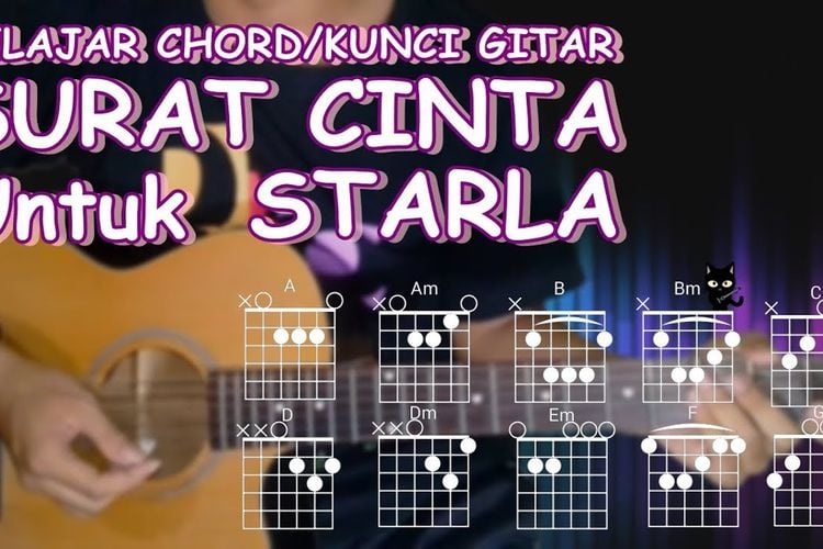 Chord Surat Cinta Untuk Starla oleh Virgoun