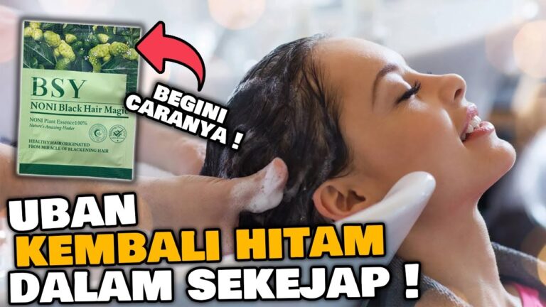 Shampo Ajaib: Rambut Hitam Berkilau dalam Sekejap!