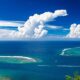 moorea, pacific ocean, clouds