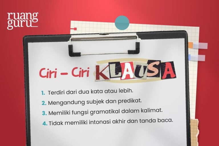 Apa Itu Frasa, Kata, dan Klausa? Yuk, Pelajari dengan Mudah!