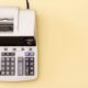 white Canon cash register