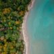 aerial photography of beach